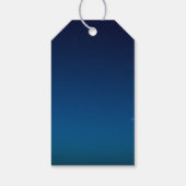 Gold Twinkle Little Star Dreamy Baby Dusche Geschenkanhänger (Rückseite)