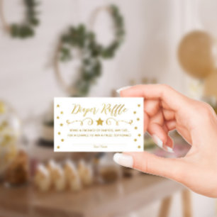 Gold Twinkle Little Star Windelwackelkarte Begleitkarte