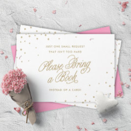 Gold Twinkle Stars bringen Buchdusche Begleitkarte