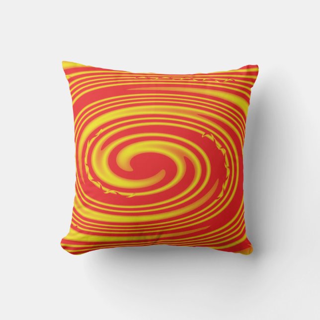 Gold Twirl Kissen (Vorderseite)