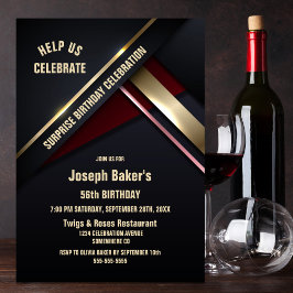 Gold-Typ jede erstaunliche Geburtstagspartei Einladung