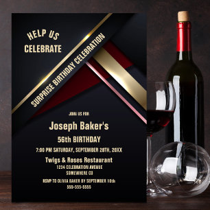 Gold-Typ jede erstaunliche Geburtstagspartei Einladung