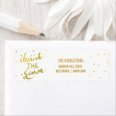 Gold Typografie Cherish The Season Script Foto (Insitu)