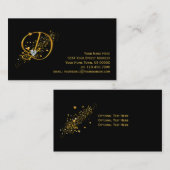 Gold-u. der Diamant-Anfangsd Stardust Visitenkarte (Vorne/Hinten)