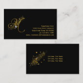 Gold-u. der Diamant-Anfangsm Stardust Visitenkarte (Vorne/Hinten)