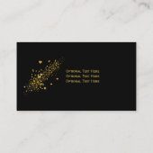 Gold-u. der Diamant-Anfangss Stardust Visitenkarte (Rückseite)