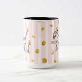 Gold u. Rosa, die sie glaubte, dass sie könnte, Zweifarbige Tasse (Mittel)