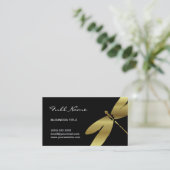 Gold u. Schwarzes der Visitenkarte (Stehend Vorderseite)
