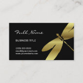 Gold u. Schwarzes der Visitenkarte (Vorderseite)