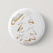 Gold- u. Silber Chrismas Baum Button (Vorderseite)