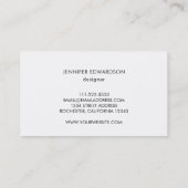 Gold- u. Türkissteinedelsteinmineral Visitenkarte (Rückseite)