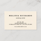 Gold-u. Visitenkarte (Rückseite)