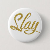 Gold u. Weiß tötet Button (Vorderseite)