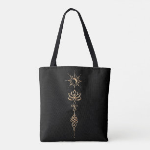 Gold Unalome Gruppe Tasche