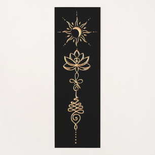 Gold Unalome Gruppe Yogamatte