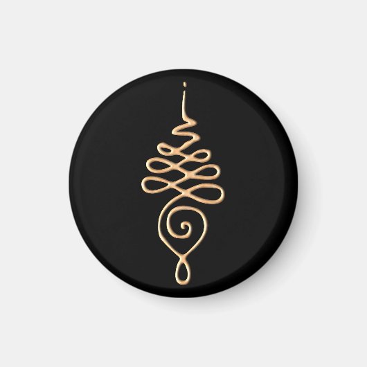 Gold Unalome Magnet (Vorne)
