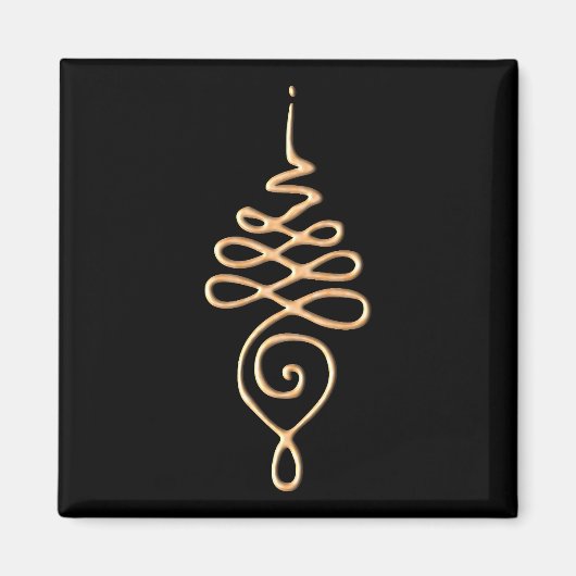 Gold Unalome Magnet (Vorne)