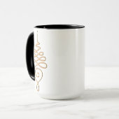 Gold Unalome  Tasse (Vorderseite Links)