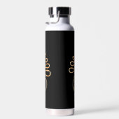 Gold Unalome  Trinkflasche (Rechts)