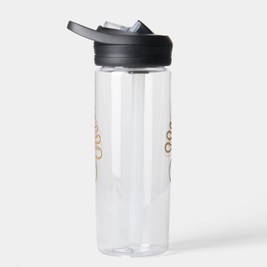 Gold Unalome water bottle Trinkflasche (Rechts)