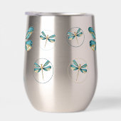 Gold und Aqua Dragonflies Collage (Rechts)