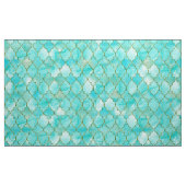 Gold- und Aqua Maroccan Muster Stoff (Yard (91,4 cm))
