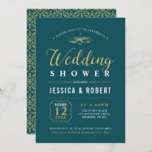 Gold und Aquamarin | Eleganter Paare Polterabend