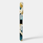 Gold und Aquamarine Diamanten Case-Mate iPhone Hülle (Rückseite / Rechts)