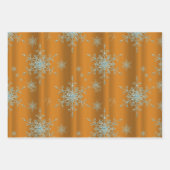 Gold und Aquamarine Weihnachten Geschenkpapier Set (Vorderseite 3)