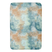 Gold und Aquamarines Bad Badematte (Vorderseite Vertikal)