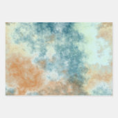 Gold und Aquamarines Bad Geschenkpapier Set (Vorderseite 3)