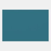 Gold und Aquamarines Bad Geschenkpapier Set (Vorderseite)