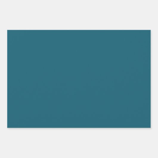 Gold und Aquamarines Bad Geschenkpapier Set (Vorderseite)