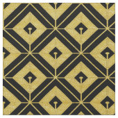 Gold und Black Art Deco Stoffe (Nahaufnahme)