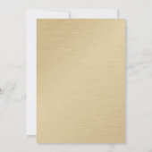 Gold und Black Balloons 90. Geburtstag Einladung (Rückseite)