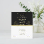 Gold und Black Elegante Gold Divider (Stehend Vorderseite)