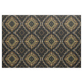 Gold und Black Geometric Ethnic Oriental Arabesque Stoff (Fat Quarter (45,7 x 55,9 cm))
