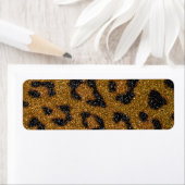 Gold und Black Girl Glitzer Cheetah Print (Insitu)