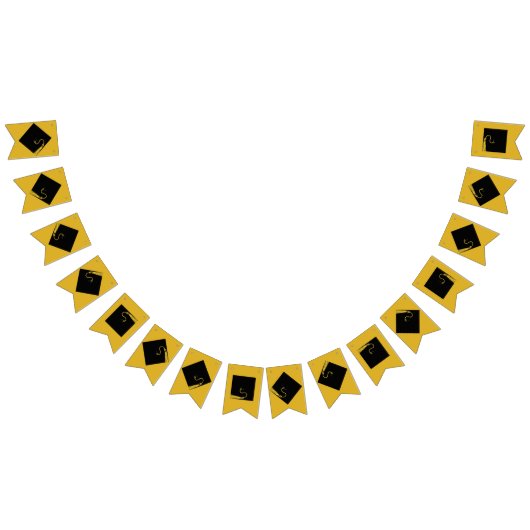 Gold- und Black-Graduierungspartei - Flaggen (Alle)