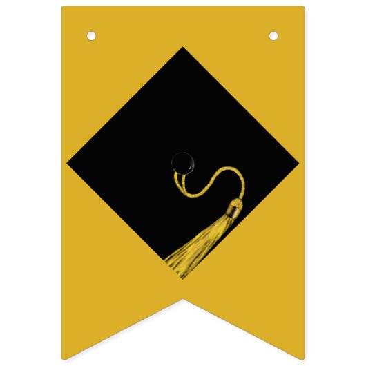 Gold- und Black-Graduierungspartei - Flaggen (Zweite Fahne)
