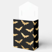 Gold- und Black Halloween-Fledermäuse Geschenkschachtel (Geöffnet)