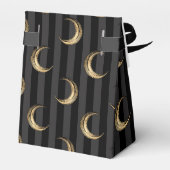 Gold- und Black Halloween-Monde Geschenkschachtel (Rückseite)