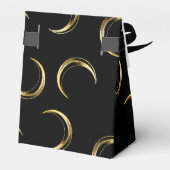 Gold- und Black Halloween-Monde Geschenkschachtel (Rückseite)