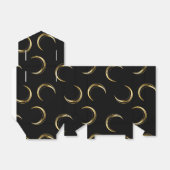 Gold- und Black Halloween-Monde Geschenkschachtel (Ungefaltet)