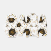 Gold und Black Honey Bee Geschenkschachtel (Ungefaltet)