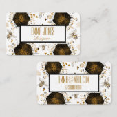 Gold und Black Honey Bee Visitenkarte (Vorne/Hinten)