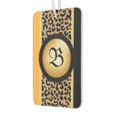 Gold und Black Leopard | Monogramm Autolufterfrischer (Links)