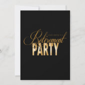 Gold- und Black-Rent-Party Einladungen (Rückseite)