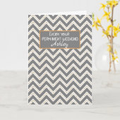 Gold- und Black-Rentirement-Gratulations-Karte Karte (Gelbe Blume)