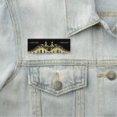 Gold- und Black-Tastatur Namensschild (Beispiel)